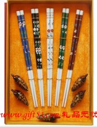 商務禮品 木質植物油快子（5套裝）