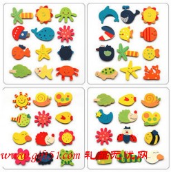 超級可愛木質冰箱貼 強磁性木質冰箱貼