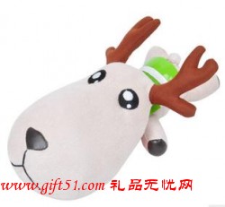 汽車(chē)擺件 一鹿平安 竹炭包