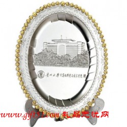 銀黃雙色金屬紀(jì)念盤