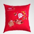 開心圣誕,全面繡花靠墊抱枕定制