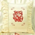 中國(guó)風(fēng)迎福,平安抱枕定制
