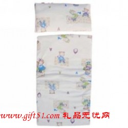 快樂熊嬰幼兒童夏季被+枕頭定制,夏季被空調被定做