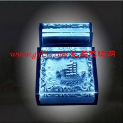 一帆風(fēng)順方形名片座|名片盒定做