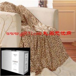 豹紋貂絨復合被