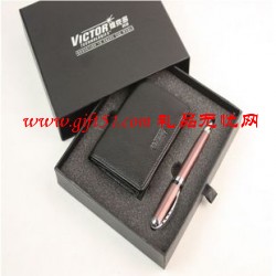 頭層皮商務名片包(名片包+水寫筆)