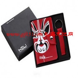 鑰匙扣商務小套裝(鑰匙扣+卡包)