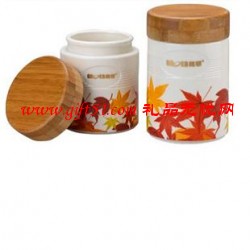 陶瓷存儲罐兩件套