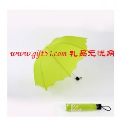 三折四節阿波羅荷葉邊廣告傘