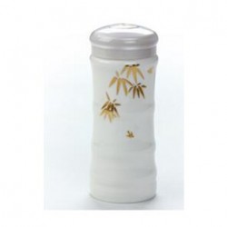 浮雕金竹節雙層隨身保溫杯