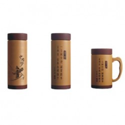 富光拾喜紫砂陶瓷生態養生杯