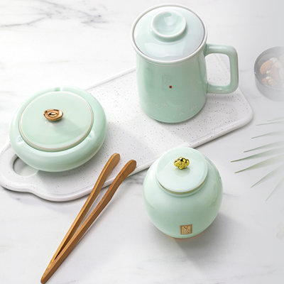 璽玉尊享養生青瓷套裝